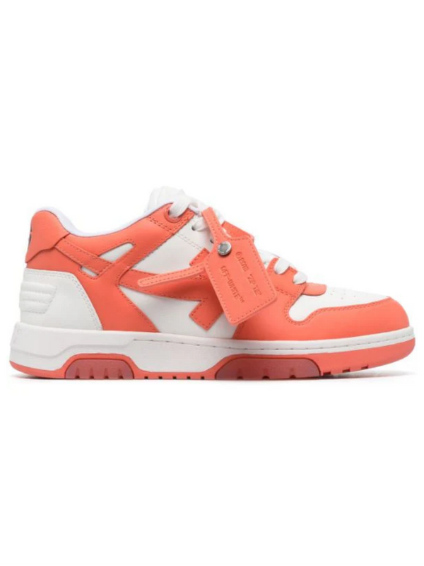 OFF-WHITE OUT OF OFFICE SNEAKERS WHITE ORANGE WOMENS