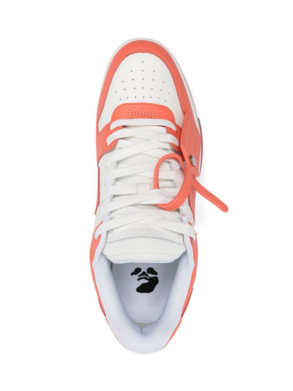 OFF-WHITE OUT OF OFFICE SNEAKERS WHITE ORANGE WOMENS
