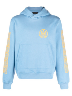 AMIRI OUIJA BOARD HOODIE CAROLINA BLUE