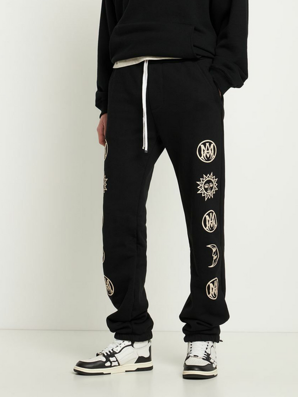 AMIRI OUIJA BOARD SWEATPANTS BLACK