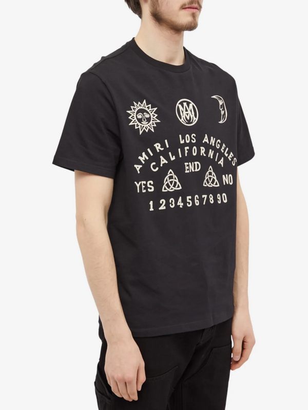 AMIRI OUIJA BOARD TEE BLACK