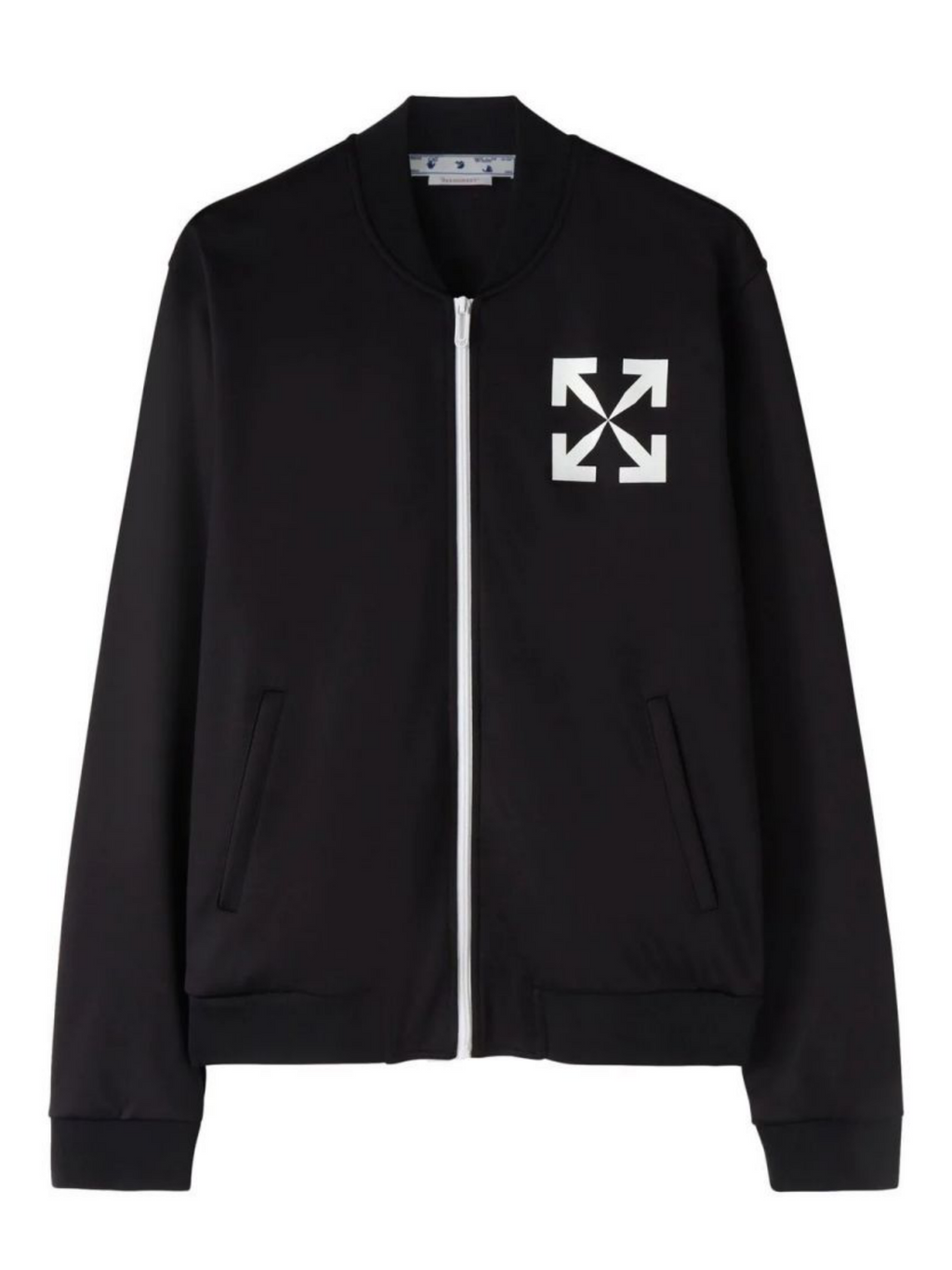 OFF WHITE ARROW TRACK JACKET BLACK