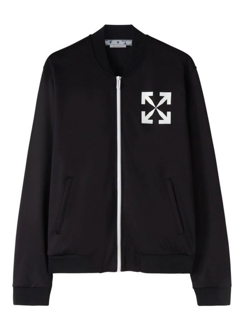 OFF-WHITE ARROW TRACK JACKET BLACK