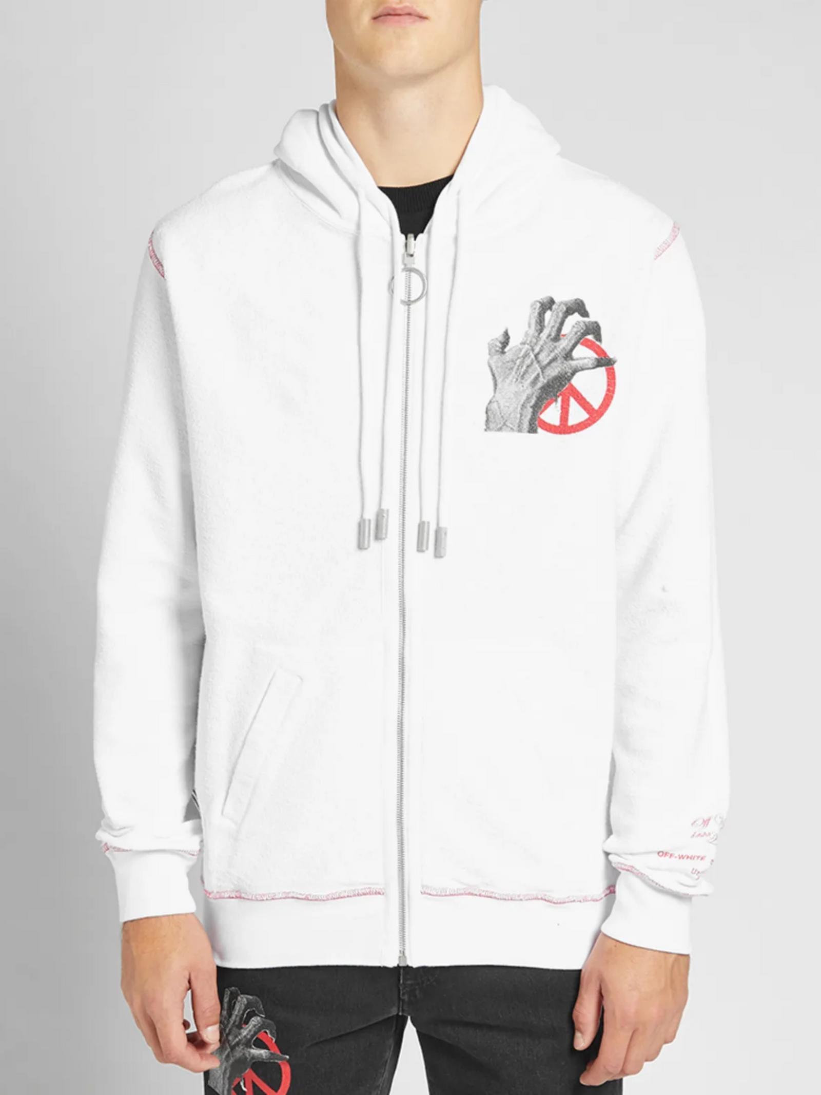 OFF-WHITE X UNDERCOVER SKELETON CROSSOVER REVERSIBLE ZIP OFF-WHITE X UNDERCOVER SKELETON CROSSOVER REVERSIBLE ZIP