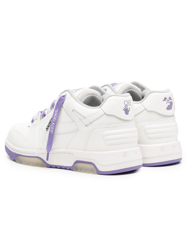 OFF-WHITE OUT OF OFFICE SPECIAL SNEAKERS WHITE PURPLE WOMENS
