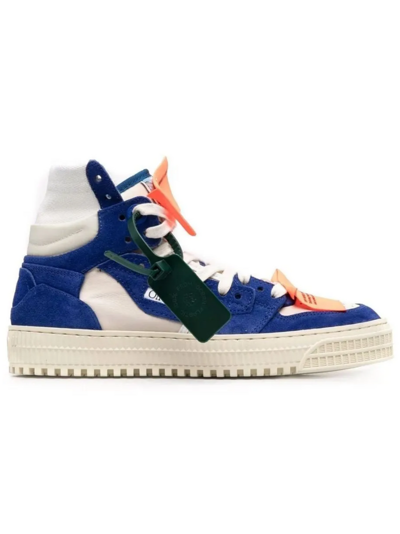 OFF-WHITE OFF-COURT 3.0 HIGH TOP SNEAKERS WHITE BLUE