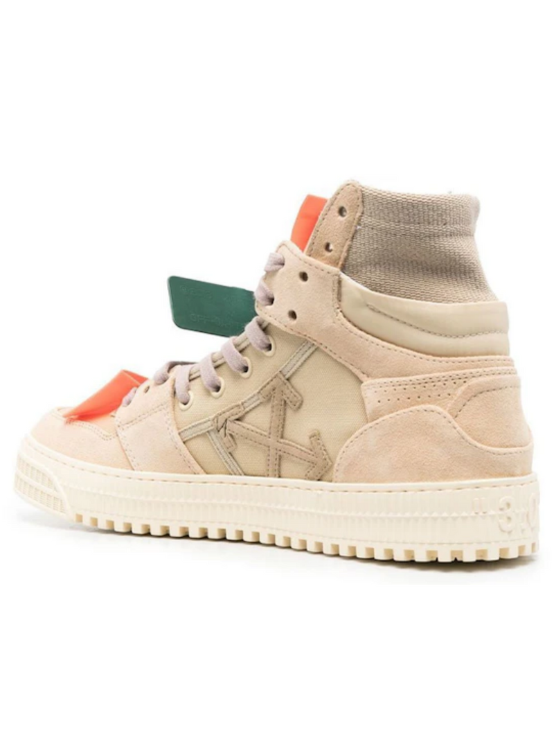 OFF-WHITE OFF-COURT 3.0 HIGH TOP SNEAKERS BEIGE WOMENS