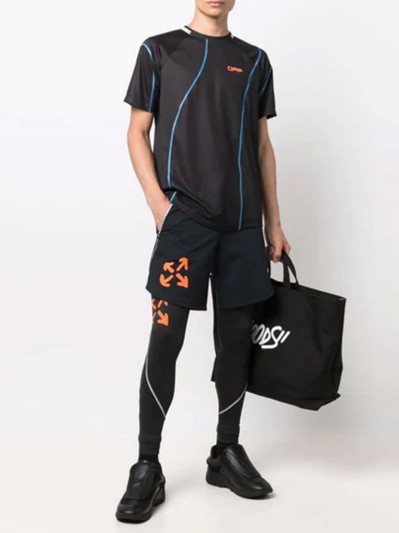 OFF-WHITE ACTIVE TEE BLACK