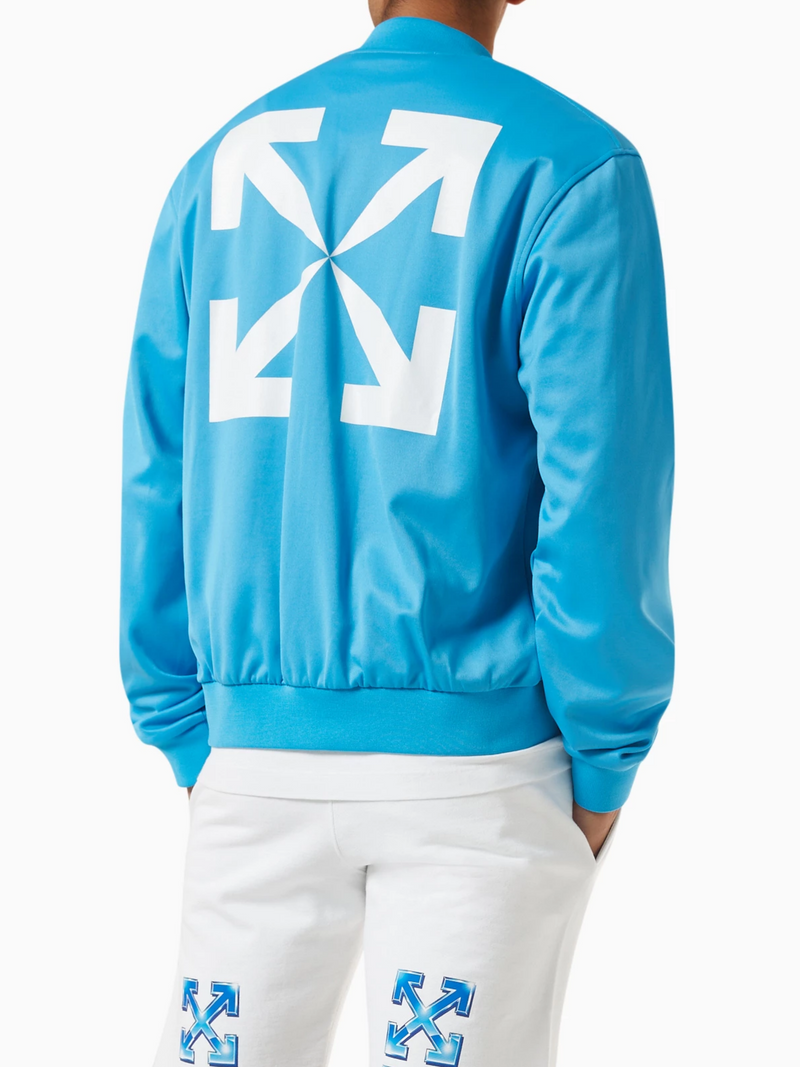 OFF-WHITE ARROW TRACK JACKET BLUE