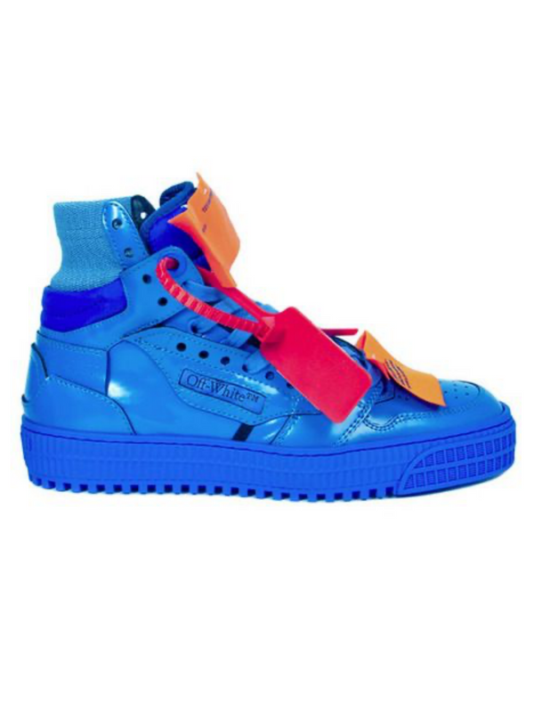 OFF-WHITE OFF-COURT 3.0 HIGH TOP SNEAKERS BLUE WOMENS
