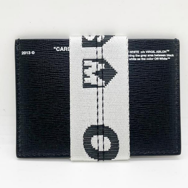 OFF WHITE X DSM CARD HOLDER BLACK WHITE Notorious Plug