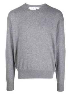 OFF-WHITE FOR ALL CASHMERE SWEATER GREY