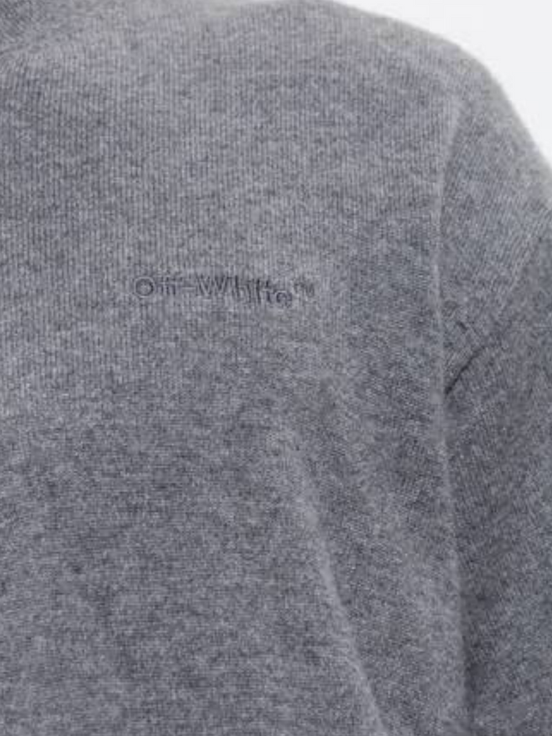 OFF-WHITE FOR ALL CASHMERE SWEATER GREY