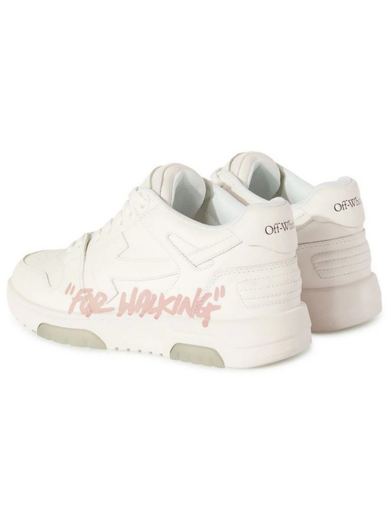 OFF-WHITE OUT OF OFFICE FOR WALKING SNEAKERS WHITE PINK WOMENS