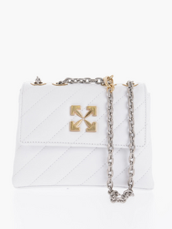 OFF-WHITE JACKHAMMER 19 SHOULDER BAG WHITE