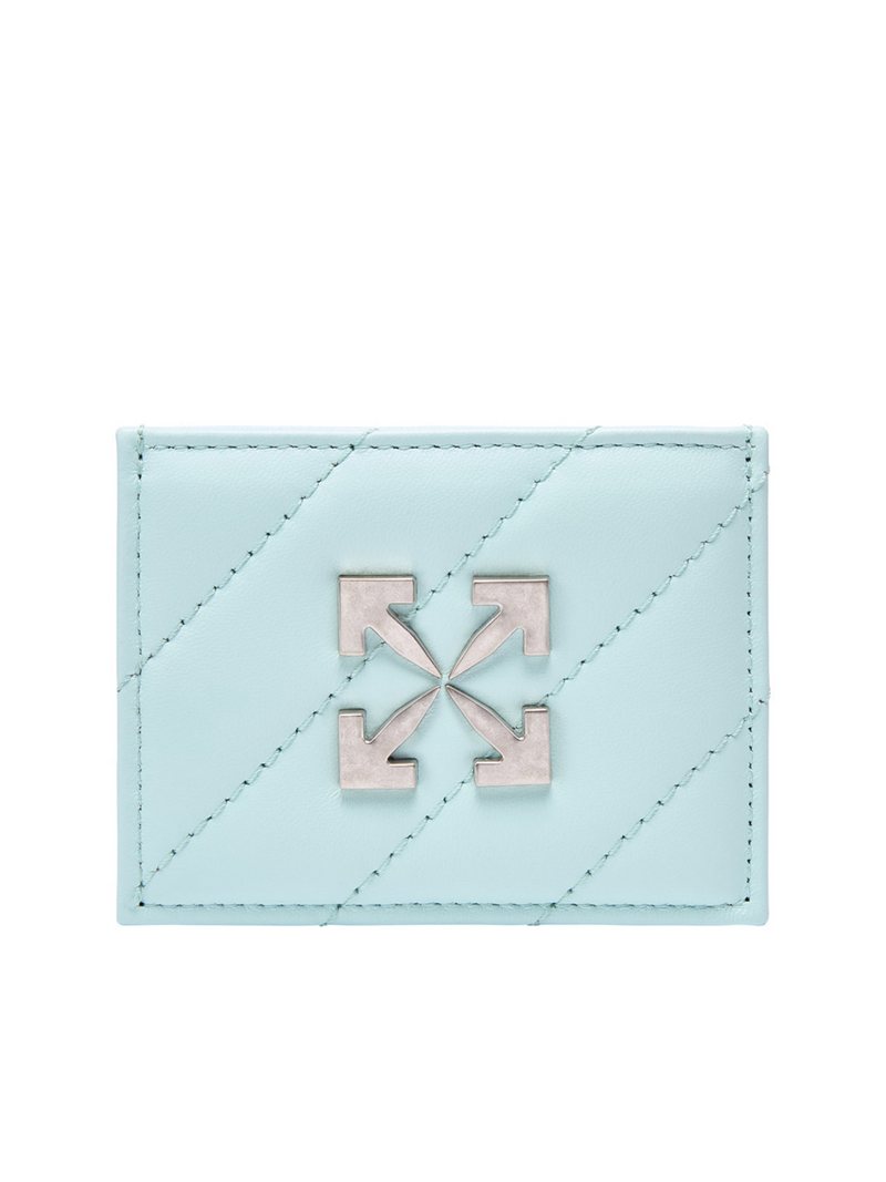 OFF-WHITE JACKHAMMER CARD HOLDER LIGHT BLUE