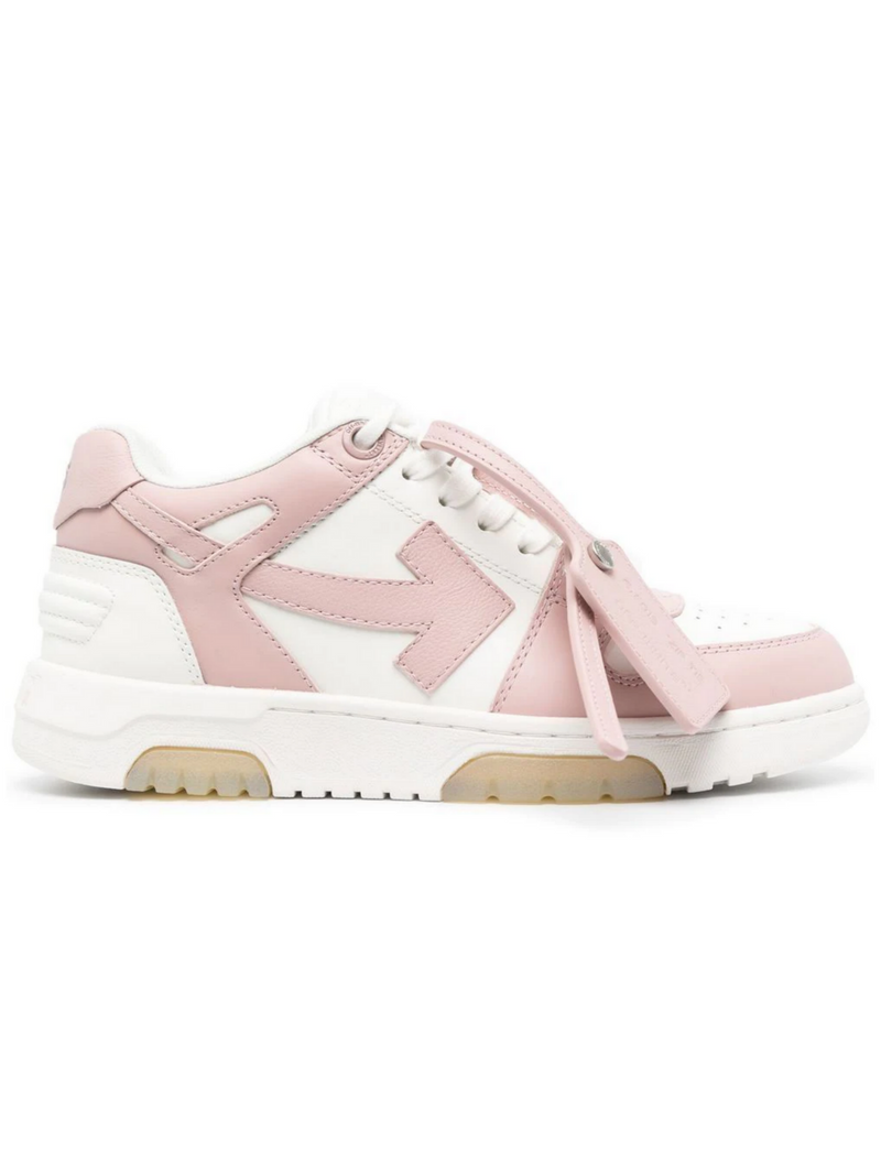 OFF-WHITE OUT OF OFFICE SNEAKERS WHITE PINK WOMENS