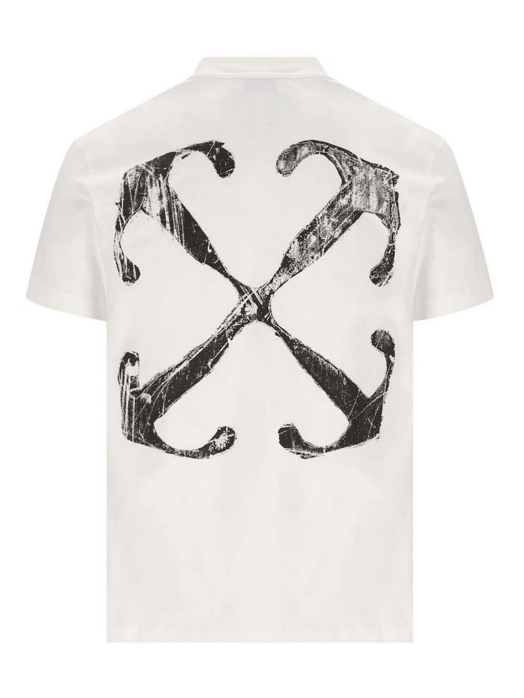 OFF WHITE SCRATCH ARROWS SLIM TEE WHITE Notorious Plug