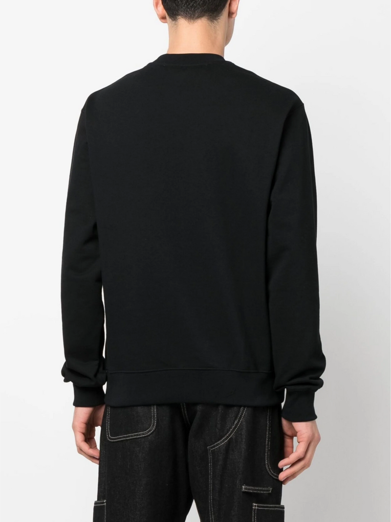 OFF-WHITE VARSITY PATCH SWEATSHIRT BLACK