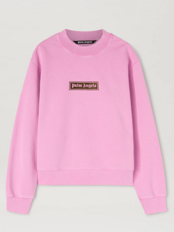 PALM ANGELS BOX LOGO SWEATSHIRT PINK