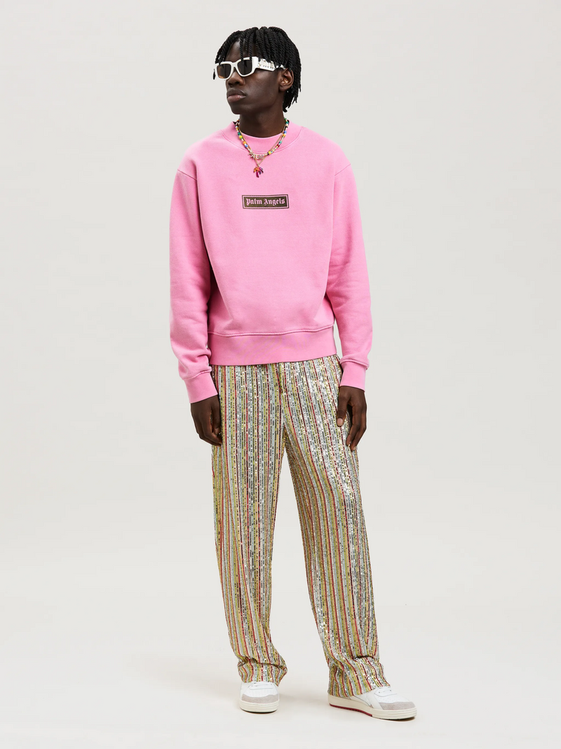 PALM ANGELS BOX LOGO SWEATSHIRT PINK – Notorious Plug PALM ANGELS BOX LOGO SWEATSHIRT PINK – Notorious Plug