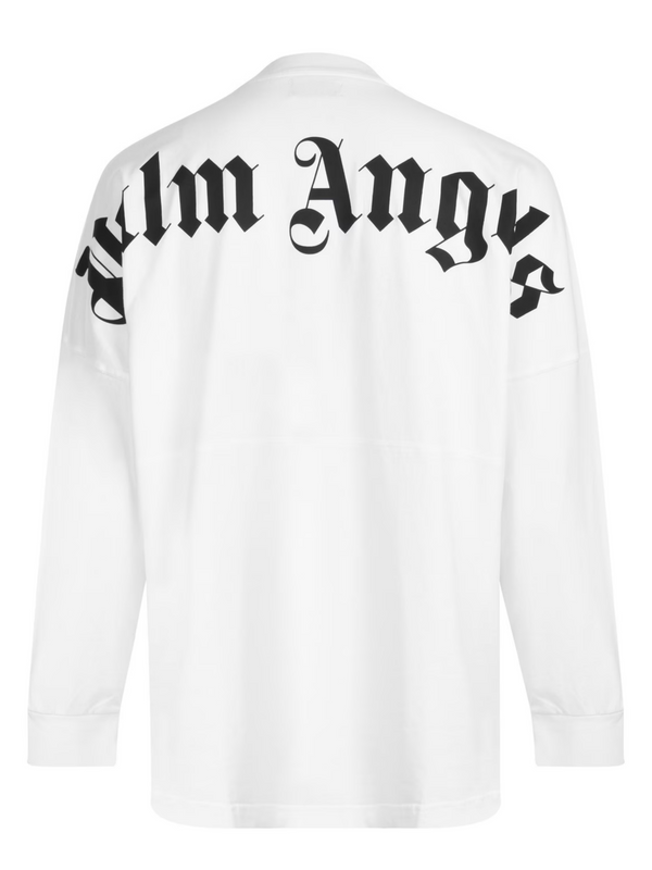 PALM ANGELS CLASSIC OVERSIZED L/S TEE WHITE WOMENS