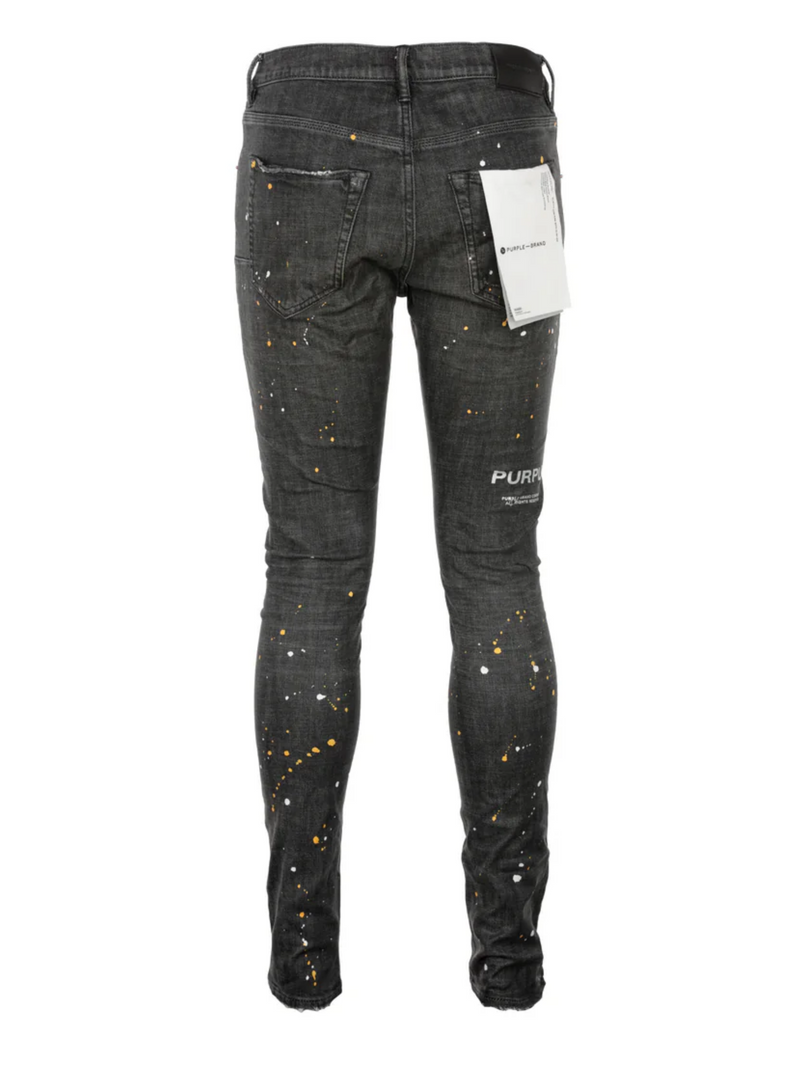 PURPLE BRAND P001 DIRTY TINTED BLACK VINTAGE JEANS