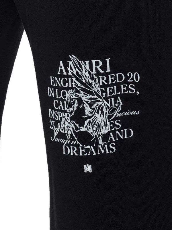AMIRI PRECIOUS MEMORIES SWEATPANTS BLACK