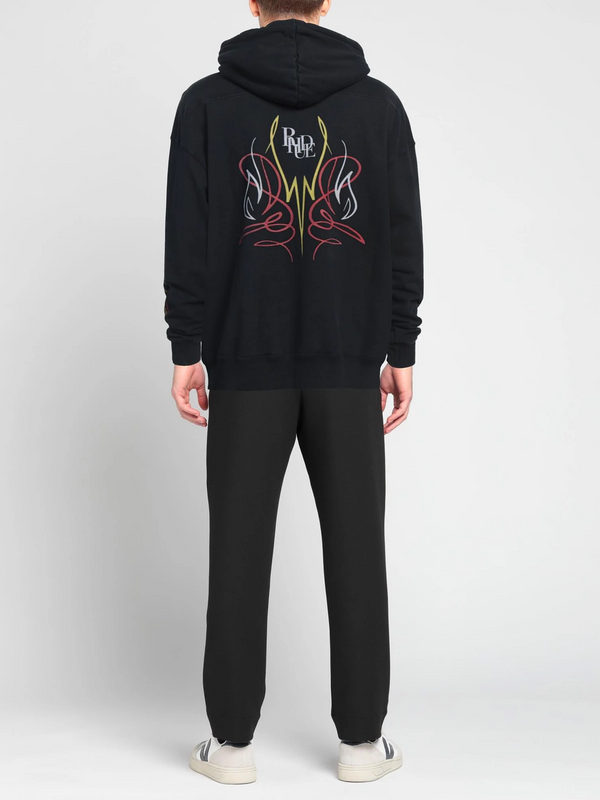 RHUDE HOT ROD HOODIE BLACK