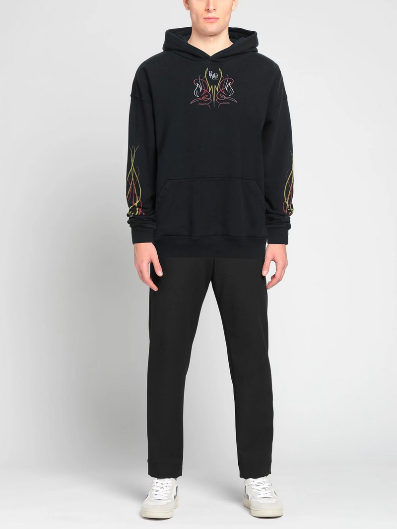 RHUDE HOT ROD HOODIE BLACK