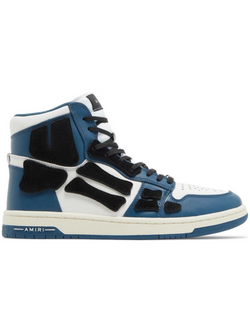 AMIRI SKEL TOP HI SNEAKERS NAVY WHITE