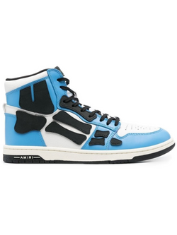 AMIRI SKEL TOP HI SNEAKERS CAROLINA BLUE WHITE