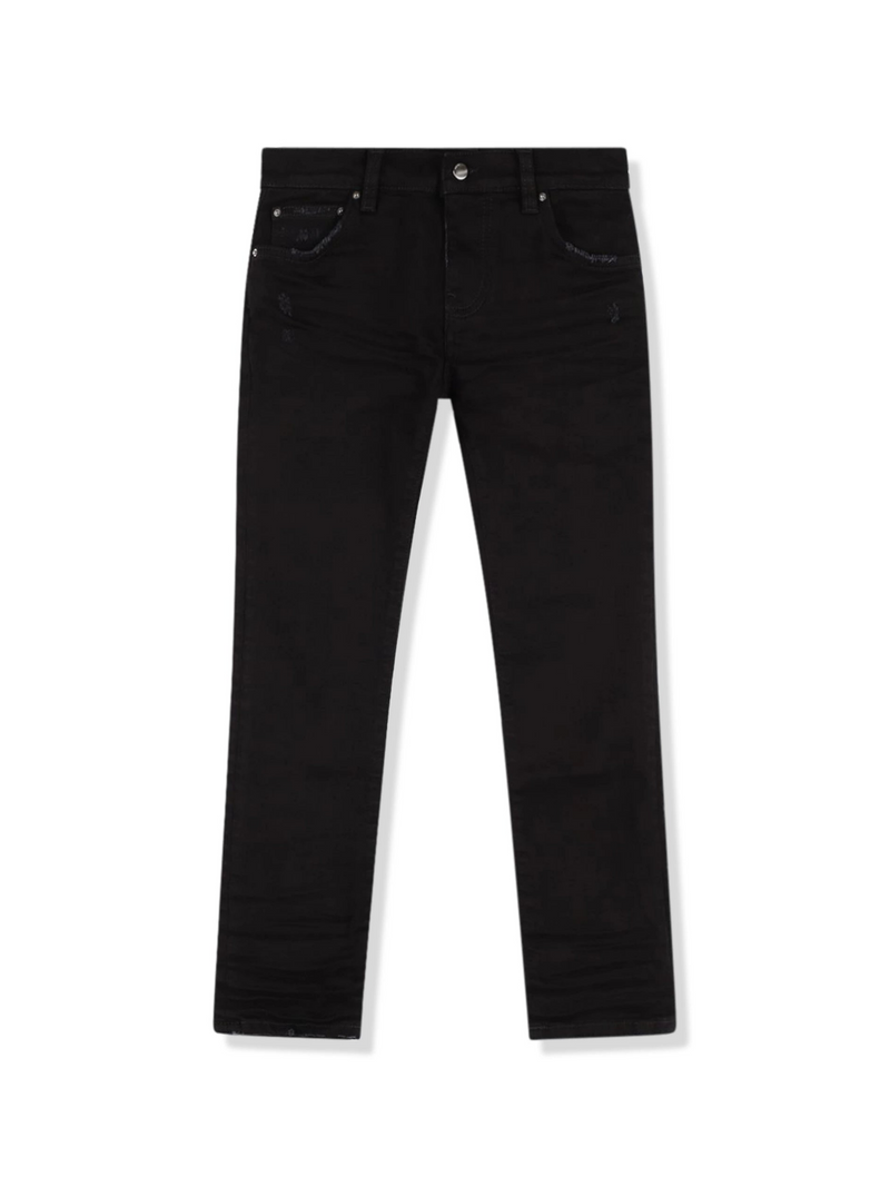 AMIRI KIDS STACK JEANS BLACK