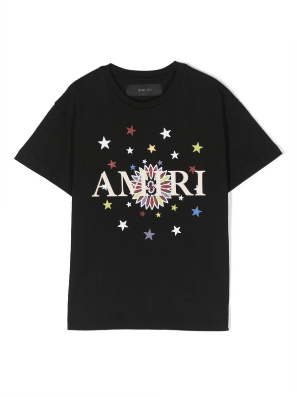 AMIRI KIDS STARS GRAPHIC TEE BLACK