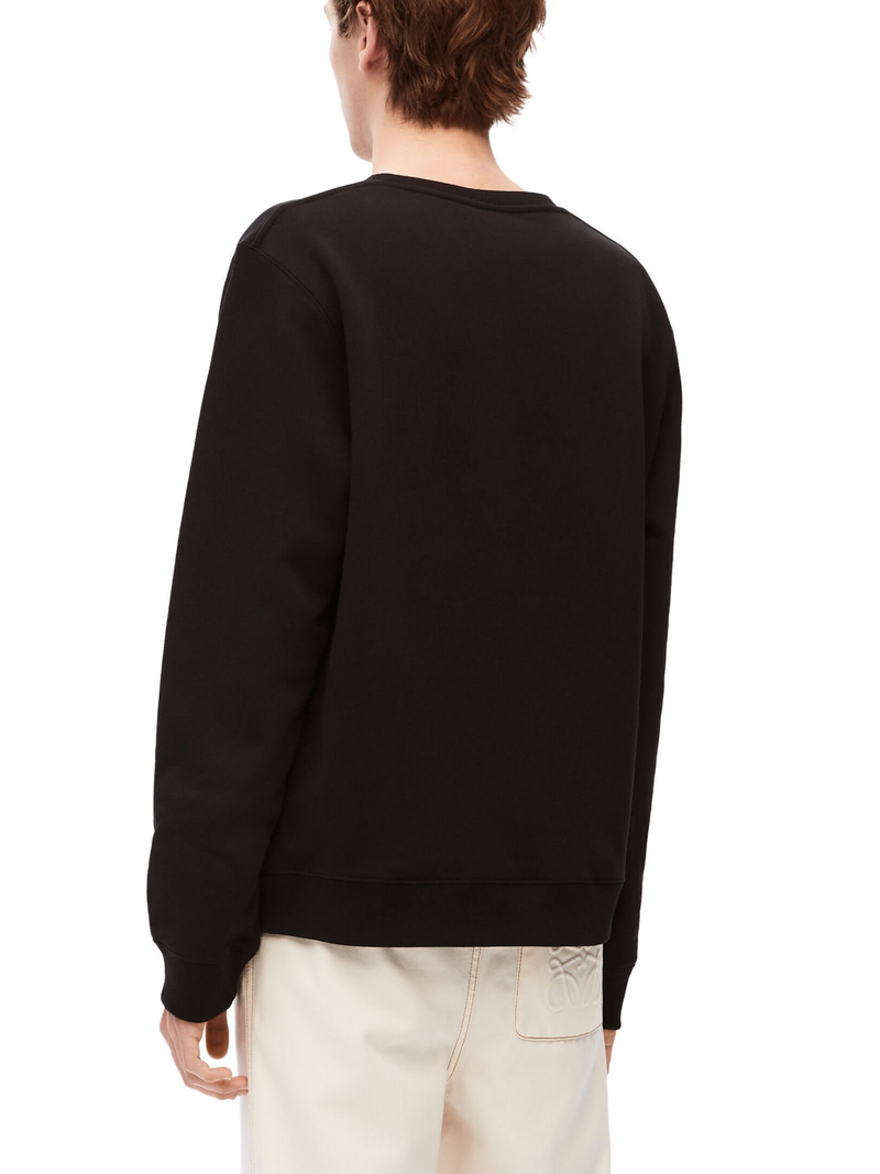 LOEWE ANAGRAM SWEATER BLACK