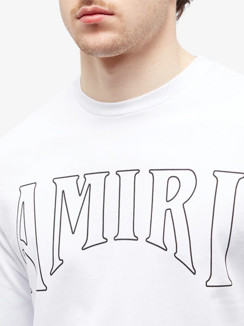 AMIRI SUN LONG SLEEVE TEE WHITE
