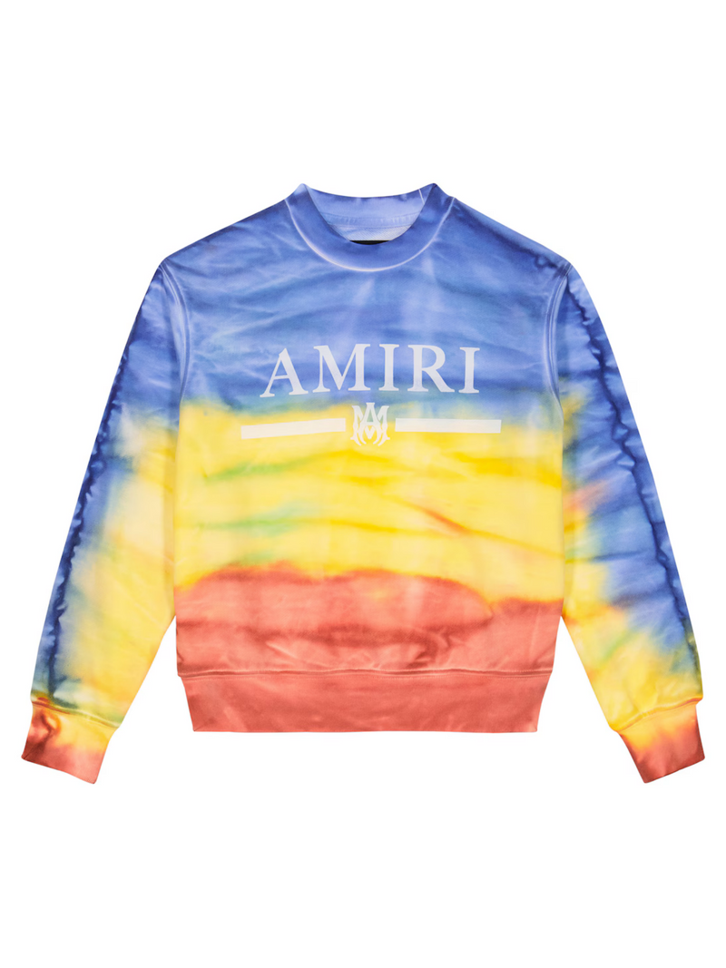 AMIRI KIDS TIE DYE CREWNECK MULTI