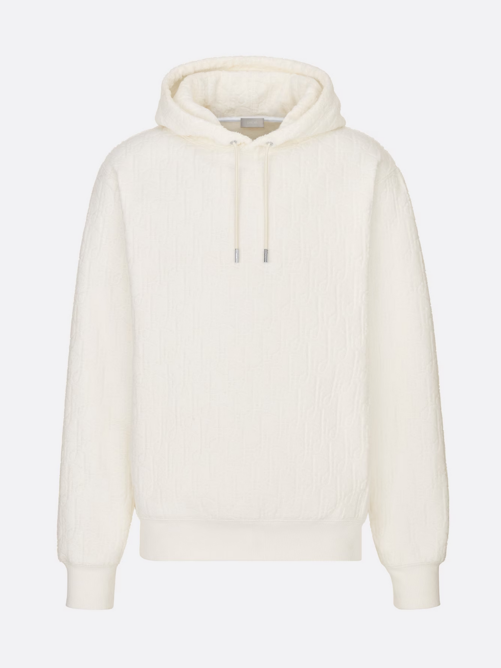 DIOR OBLIQUE TOWEL HOODIE WHITE Notorious Plug