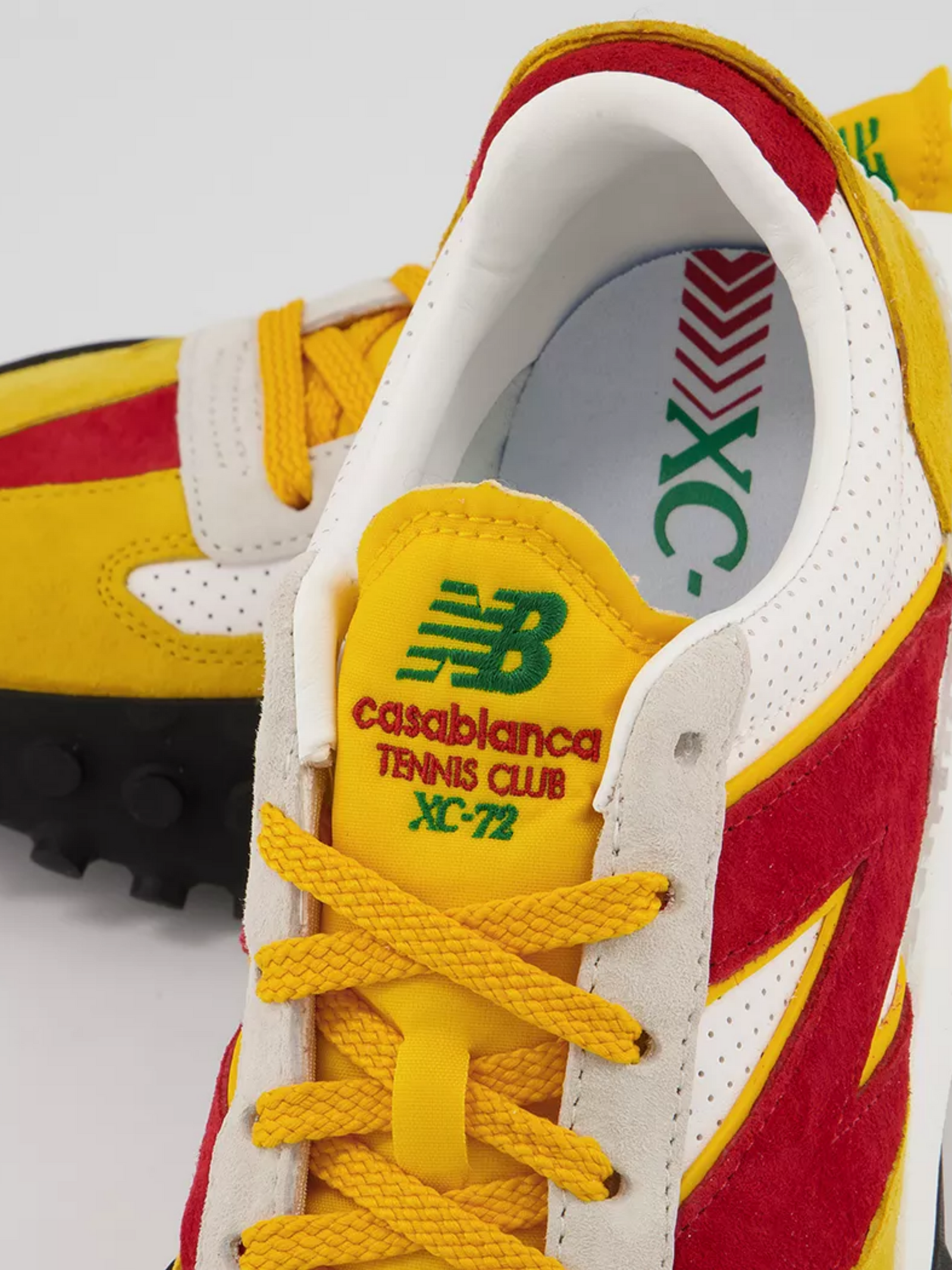 CASABLANCA X NEW BALANCE XC-72 SNEAKERS RED YELLOW – Notorious Plug