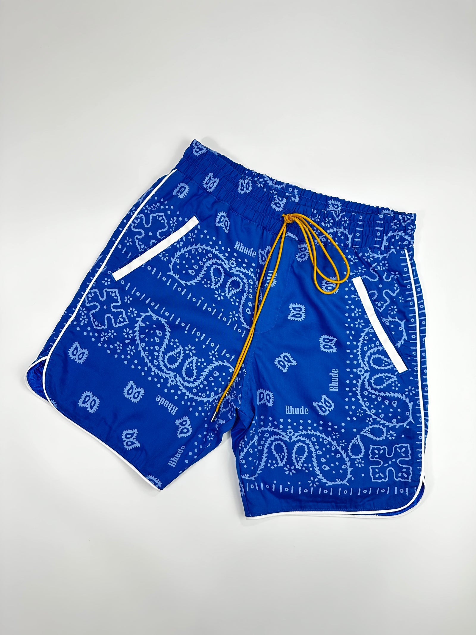 RHUDE BANDANA SHORTS BLUE – Notorious Plug