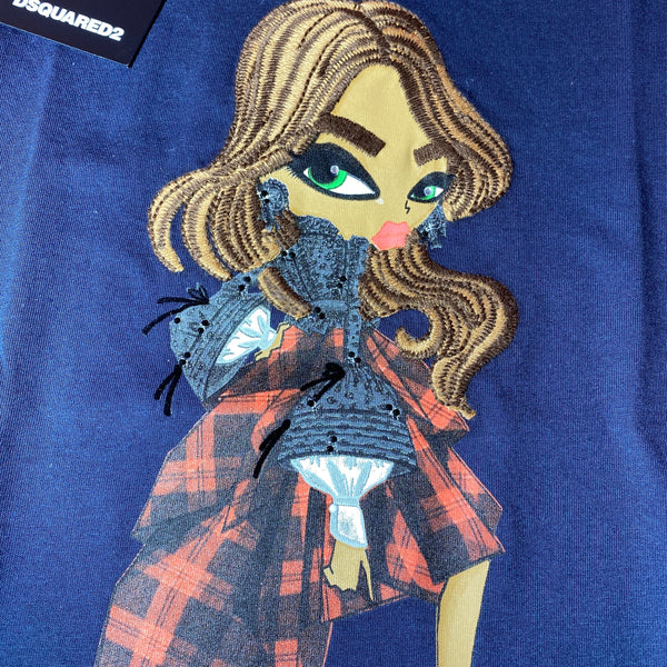 DSQUARED2 EMBROIDERED TOP KIDS